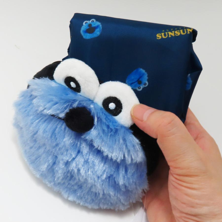 パペットスンスン グッズ ポーチ付きエコバッグ スンスン 人気