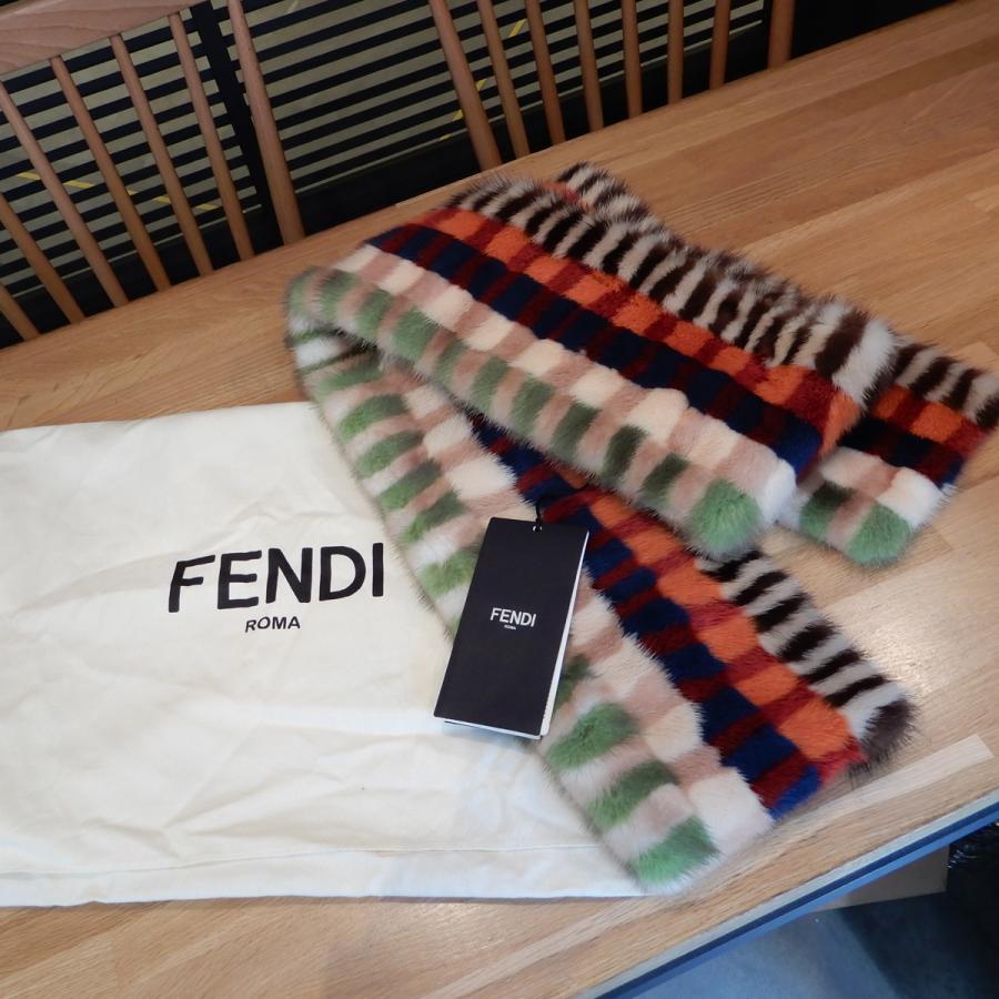FENDI 【新品未使用】 フェンディ ミンク ファー マフラー