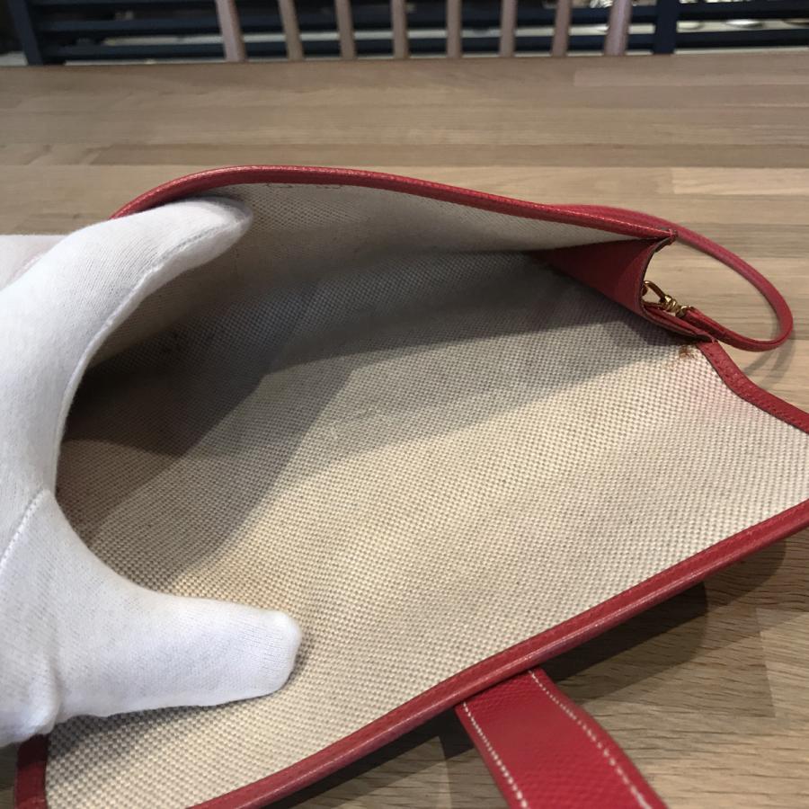 HERMES 【美品】エルメス ポシェット ジジェ ルージュヴィフ HERMES 【美品】エルメス ポシェット ジジェ ルージュヴィフ