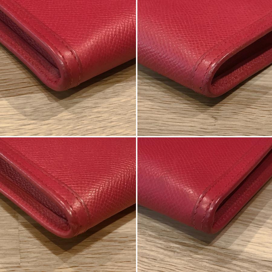 HERMES 【美品】エルメス ポシェット ジジェ ルージュヴィフ HERMES 【美品】エルメス ポシェット ジジェ ルージュヴィフ