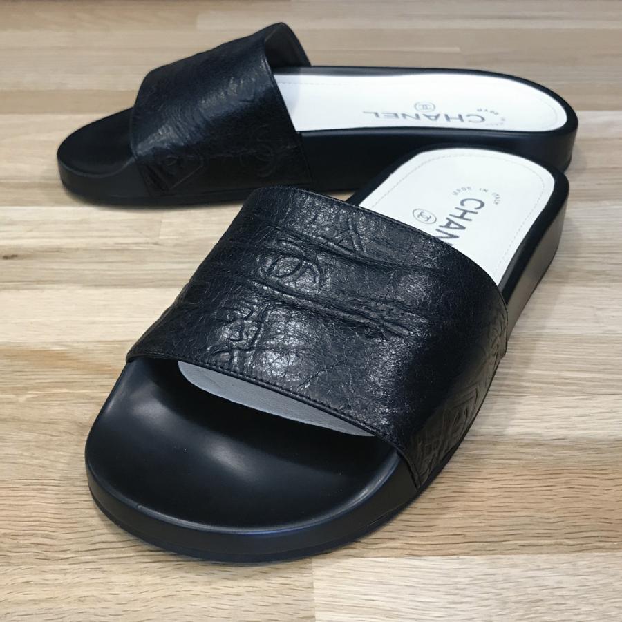 一つ買って一つ進呈 シャネル アイコンライン シャワーサンダル