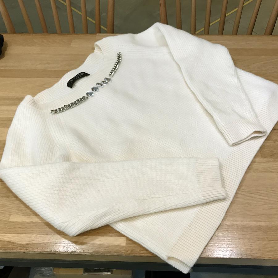 BALMAIN 【美品】バルマン 長袖 ニット セーター トップス オフ 
