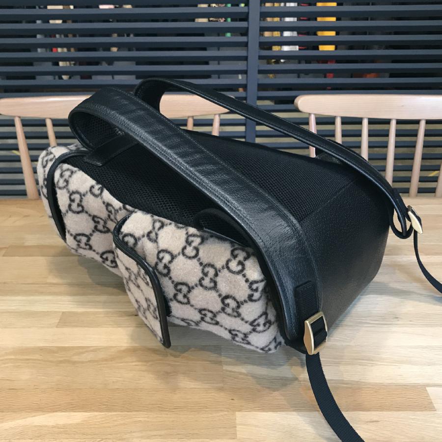 GUCCI（グッチ） 【新品同様】グッチ GGウール リュックサック 598184