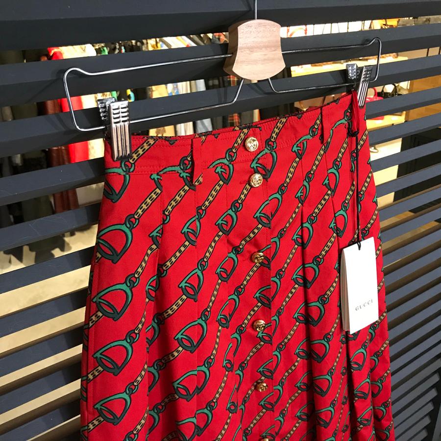 GUCCI（グッチ） 【新品同様】 2019SS #36 #XS ロングスカート フレア