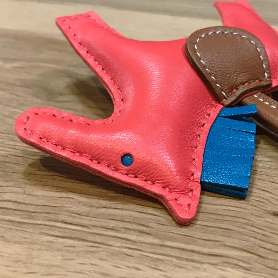 HERMES（エルメス） 【新品未使用】 ロデオ PM バッグチャーム ローズ