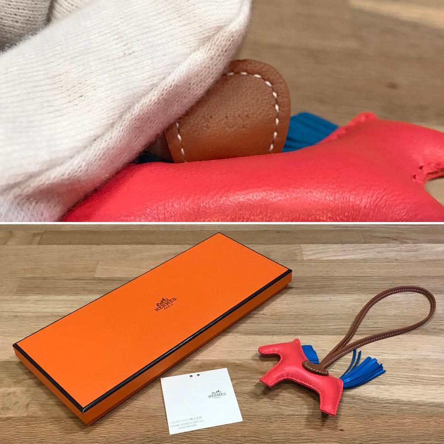 HERMES（エルメス） 【新品未使用】 ロデオ PM バッグチャーム ローズ