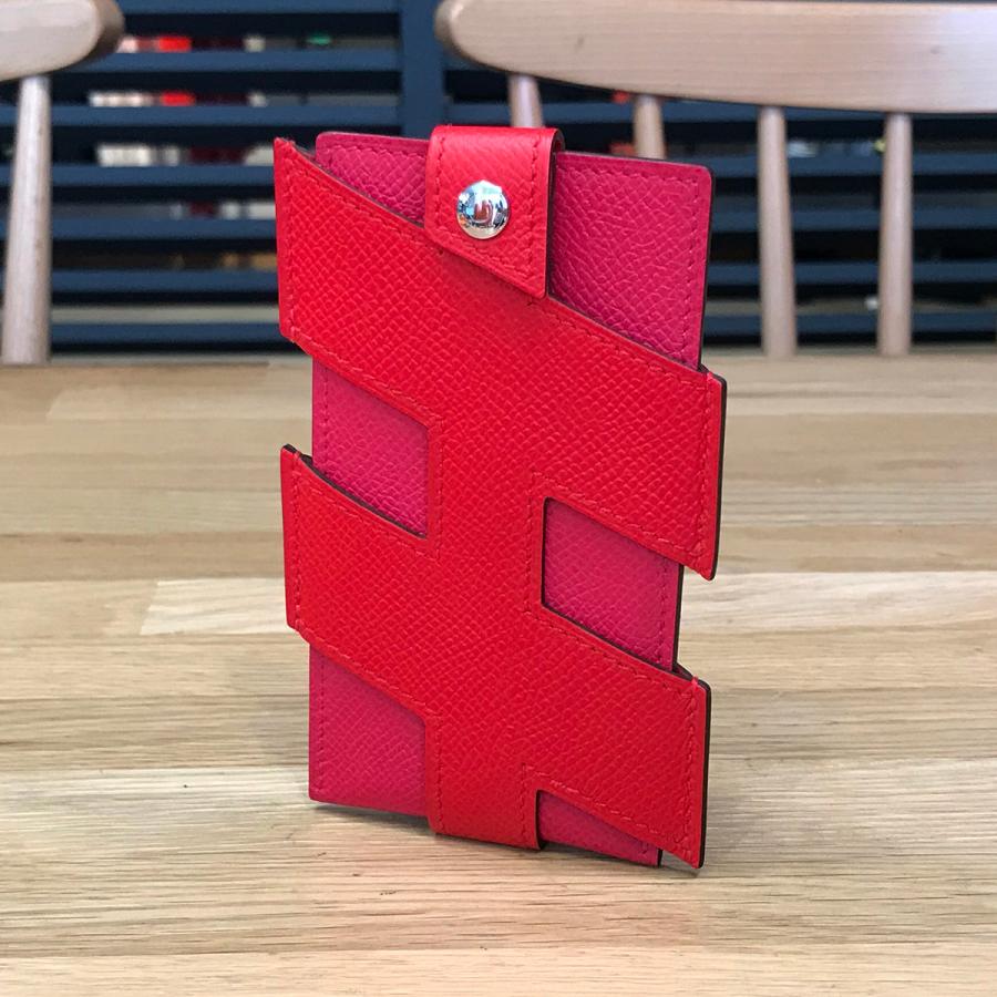HERMES 【新品未使用】 エルメス 入手困難 Hタグ カードケース パス  