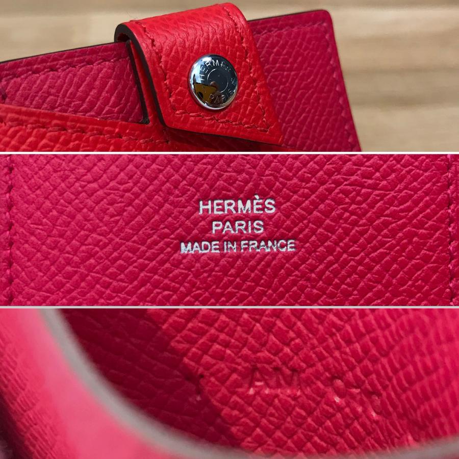 HERMES 【新品未使用】 エルメス 入手困難 Hタグ カードケース パス  