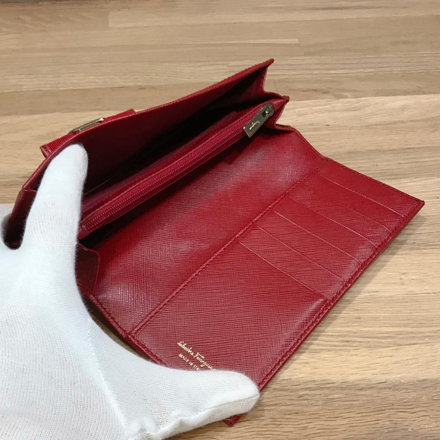 FERRAGAMO 【超美品】 サルヴァトーレ フェラガモ ヴァラ ファスナー長  