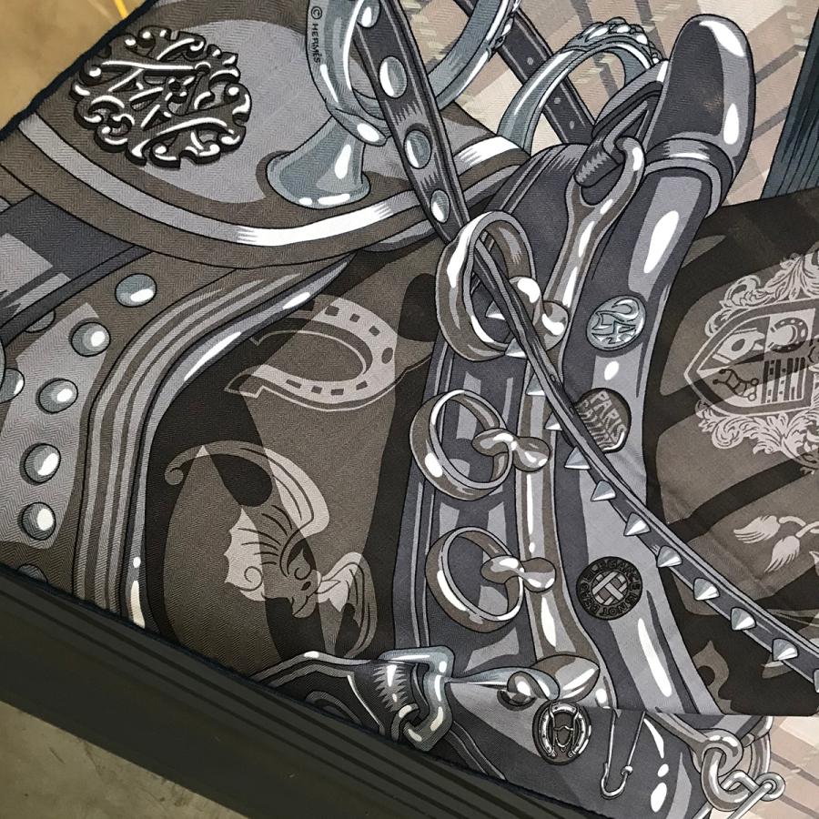 HERMES 【新品同様】 エルメス カレ H 100 シュバルパンク HERMES 【新品同様】 エルメス カレ H 100 シュバルパンク
