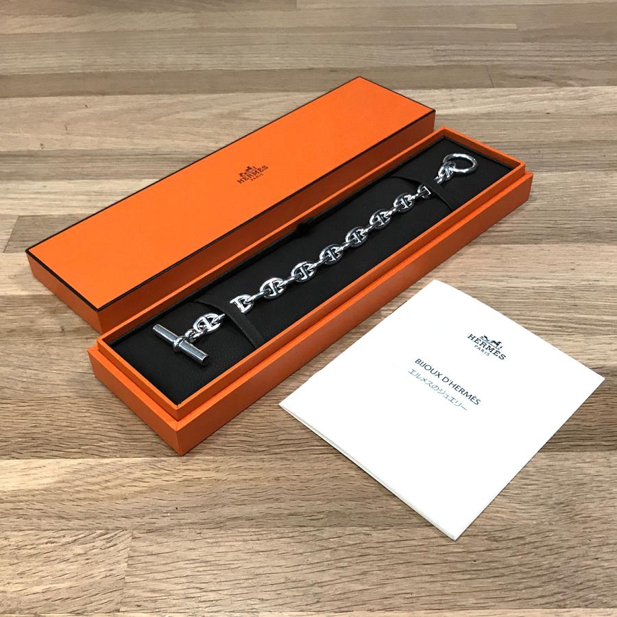 HERMES 【新品同様】 エルメス シェーヌダンクル ブレスレット HERMES 【新品同様】 エルメス シェーヌダンクル ブレスレット