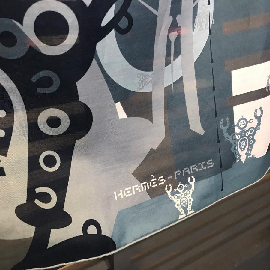 新品未使用】 エルメス カレH 140 ハロー ミスター ファリエール 