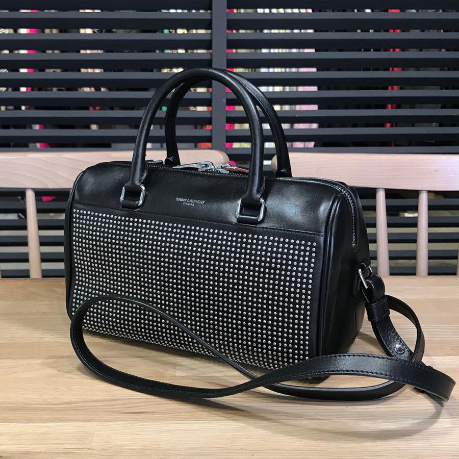 SAINT LAURENT 【美品】サンローラン ベイビーダッフル スタッズ  