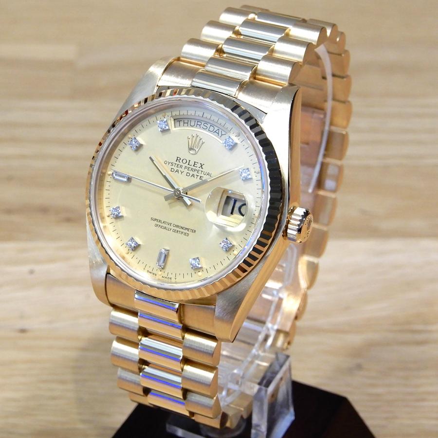 ROLEX（ロレックス） 【新品同様】ロレックス デイデイト 18038A K18YG