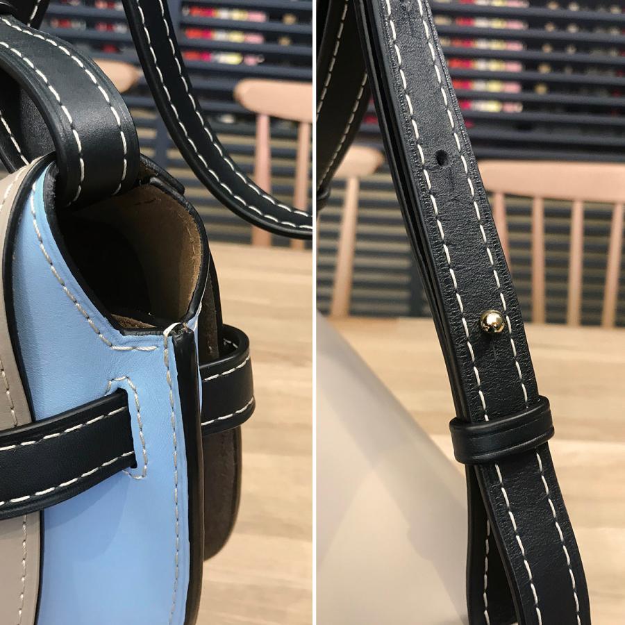 新品同様 ロエベ ゲート ゲートバッグ スモール 斜め掛け トリコロール LOEWE（ロエベ） 【新品同様】ロエベ ゲートバッグ スモール
