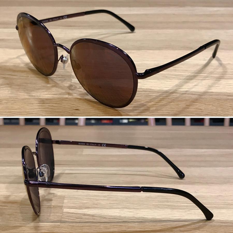 CHANEL 【新品同様】 シャネル ミラー サングラス パープル CHANEL 【新品同様】 シャネル ミラー サングラス パープル