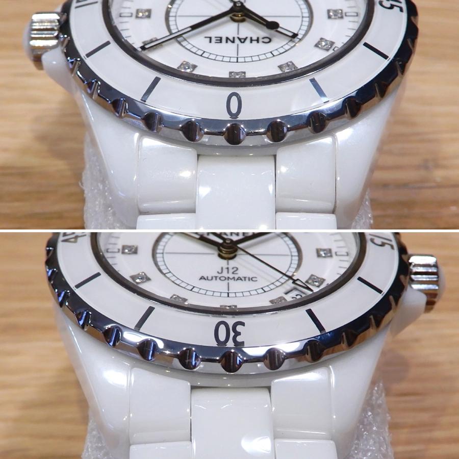 CHANEL（シャネル） 【超美品】シャネル J12 H1629 12Pダイヤ ホワイト