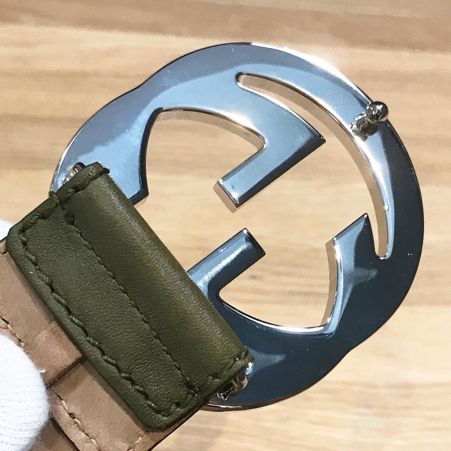 GUCCI（グッチ） 【新品同様】グッチ インターロッキングG ベルト