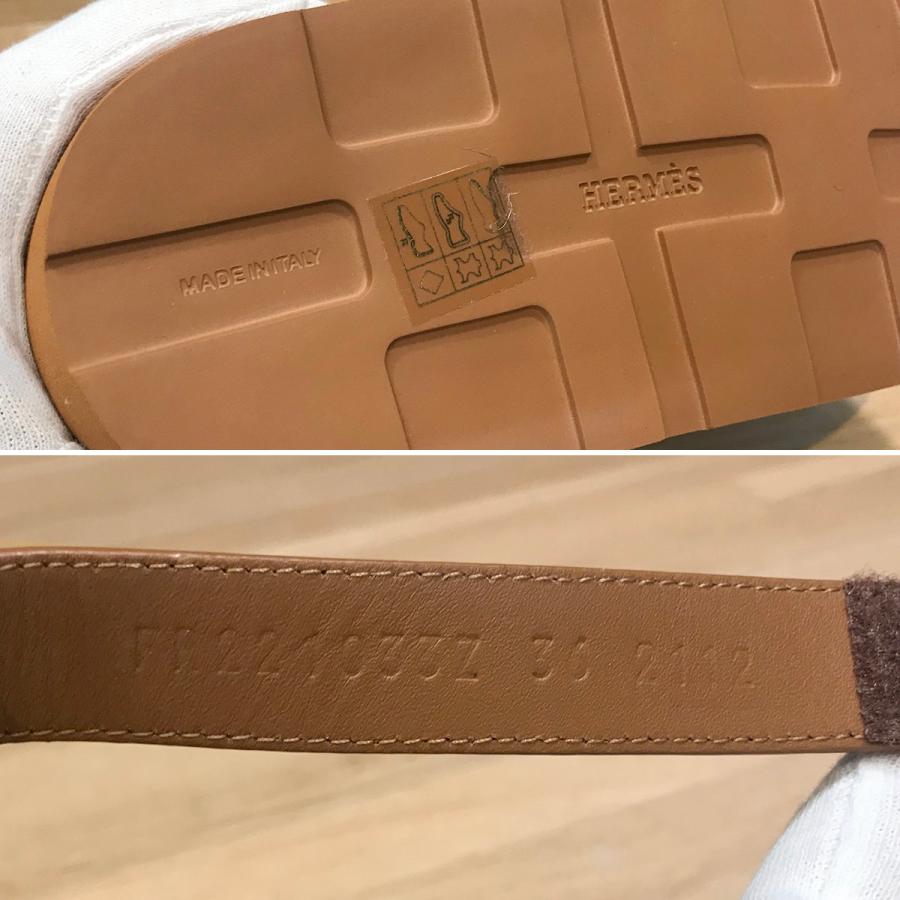 HERMES 【新品未使用】エルメス エニド サンダル ナチュラル HERMES 【新品未使用】エルメス エニド サンダル ナチュラル