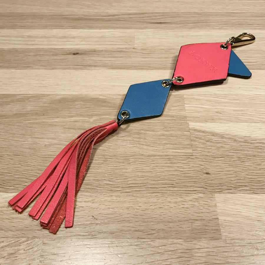美品 LOEWE ロエベ レザー タッセル フリンジ チャーム キーホルダー LOEWE（ロエベ） 【超美品】ロエベ フリンジ バッグチャーム