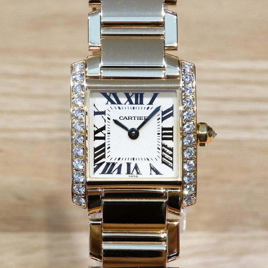 Cartier 【超美品】カルティエ タンクフランセーズSM アイボリー Cartier 【超美品】カルティエ タンクフランセーズSM アイボリー