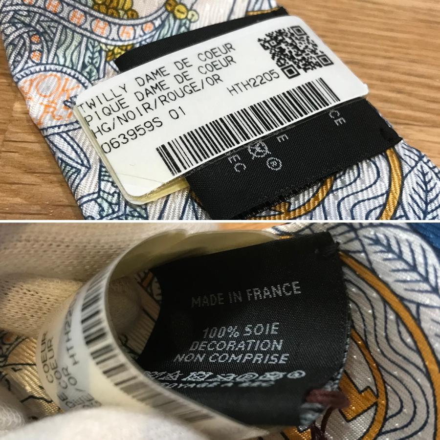 HERMES 【新品未使用】エルメス ツイリービジューピケ ハートの HERMES 【新品未使用】エルメス ツイリービジューピケ ハートの