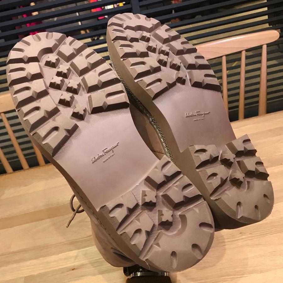 FERRAGAMO 【超美品】フェラガモ TOLK2 ブーツ レースアップシューズ  