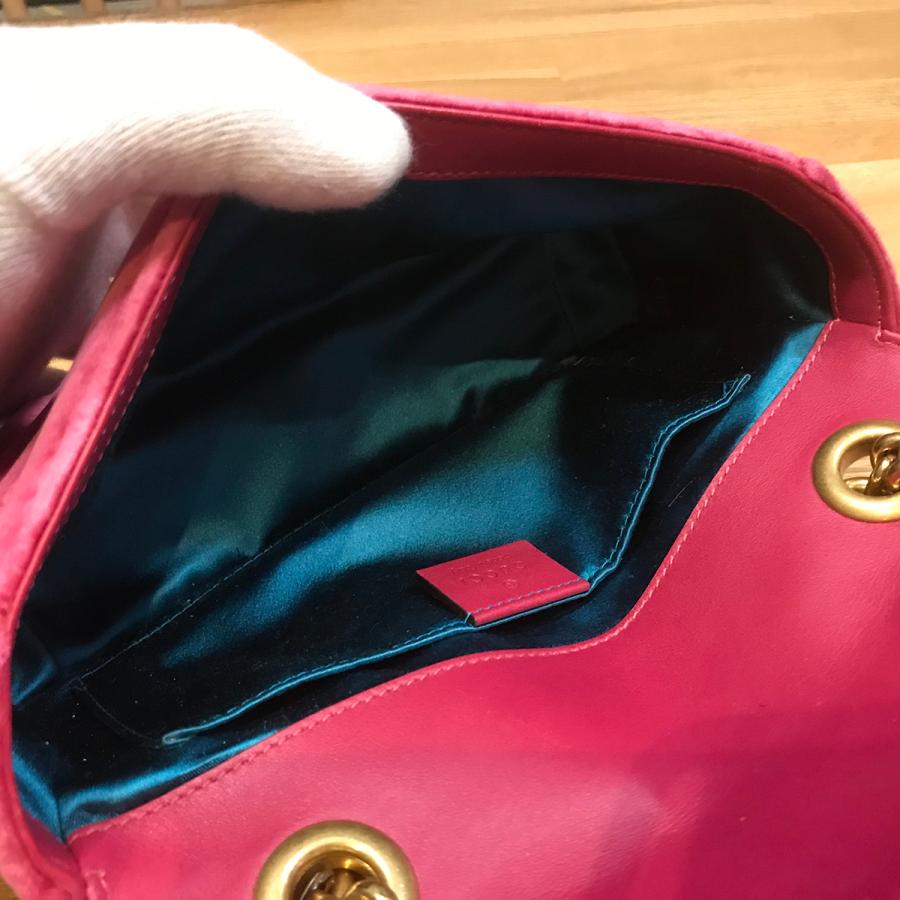 GUCCI 【超美品】グッチ GGマーモント キルティングミニバッグ GUCCI 【超美品】グッチ GGマーモント キルティングミニバッグ