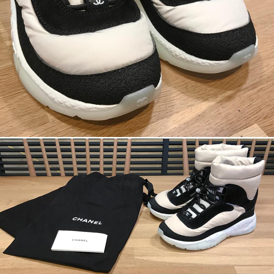 シャネル ココネージュ スノーブーツ 36 新品同様