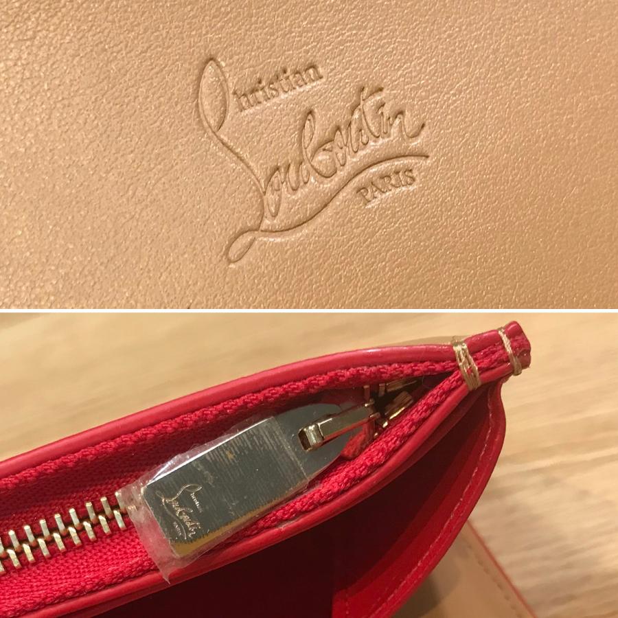 新品に近い　クリスチャン ルブタン マカロン スパイク スタッズ 長財布 Christian Louboutin（クリスチャンルブタン） 【新品同様