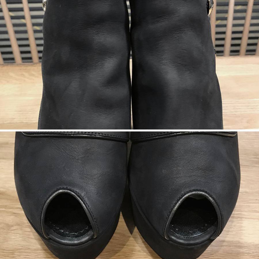 LOUIS VUITTON 【超美品】ルイヴィトン オープントゥブーツ LOUIS VUITTON 【超美品】ルイヴィトン オープントゥブーツ
