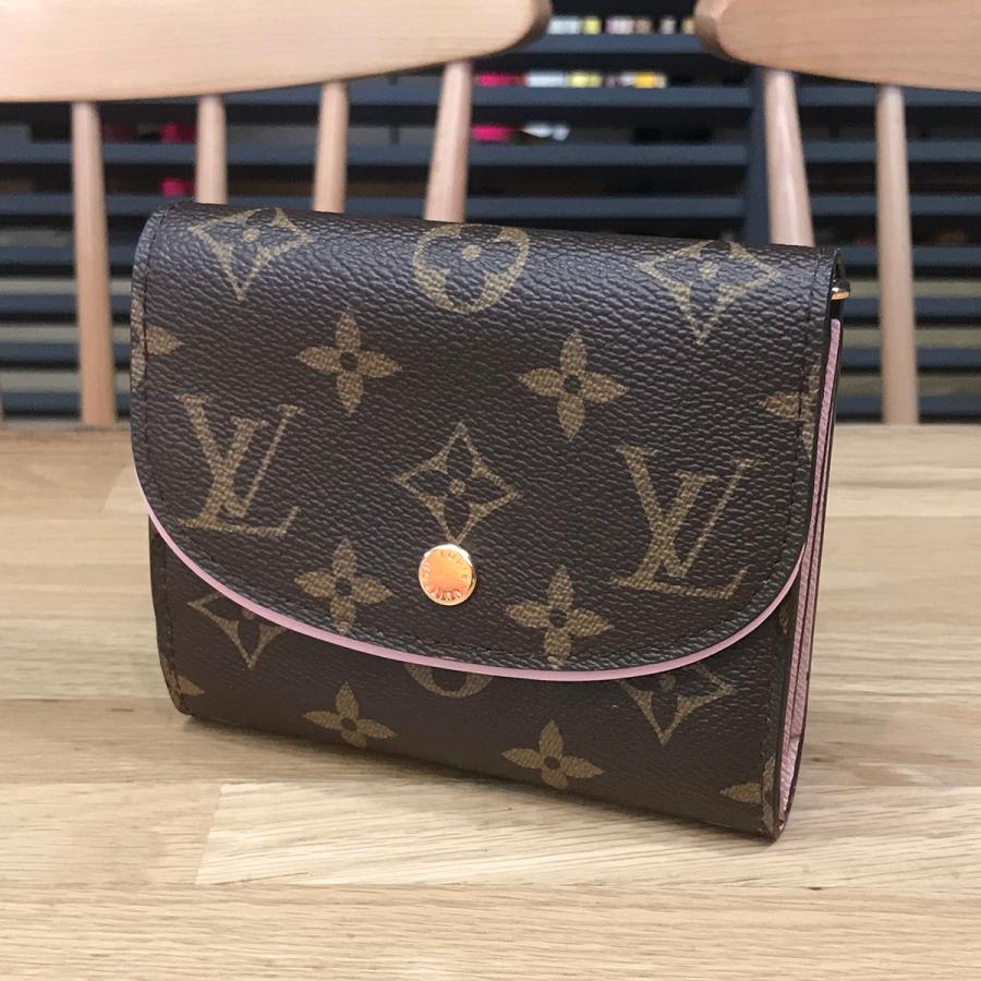 超美品】ルイヴィトン モノグラム ポルトフォイユアリアンヌ ローズ  