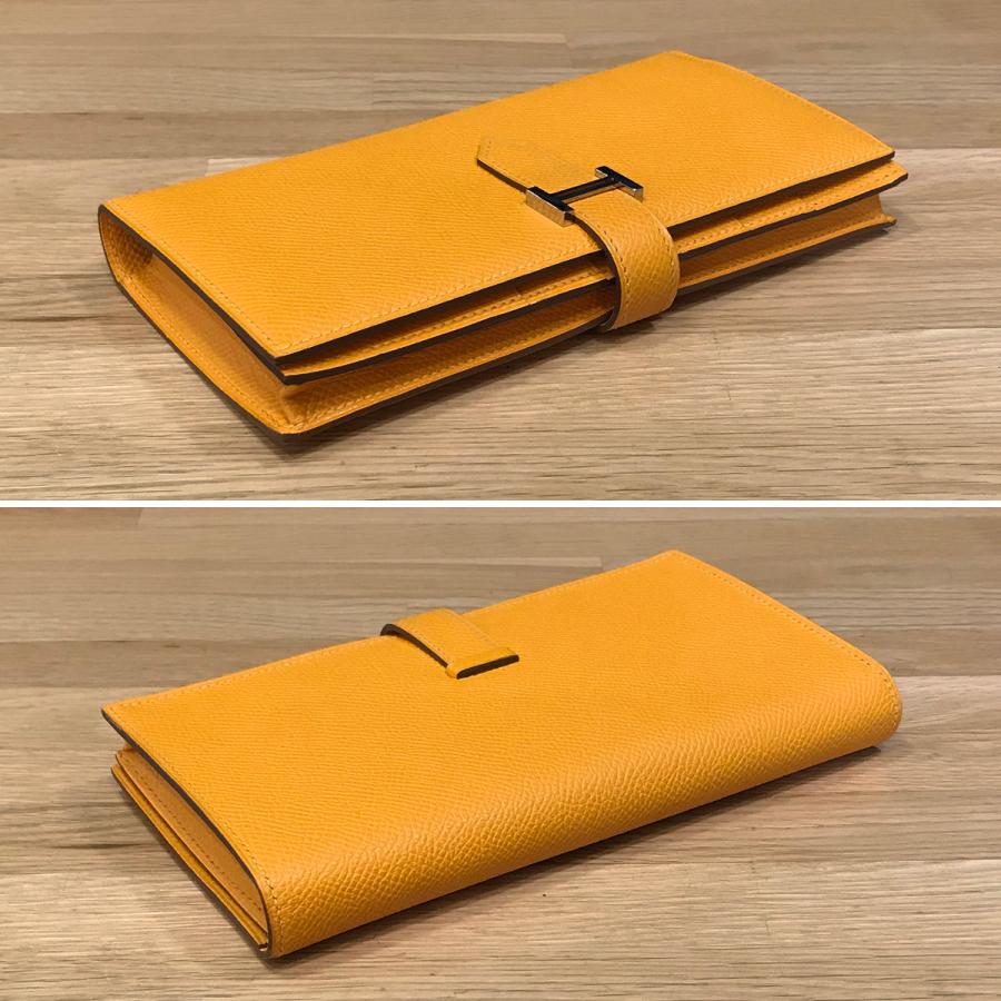 HERMES 【超美品】エルメス ベアンスフレ エプソン ムタード HERMES 【超美品】エルメス ベアンスフレ エプソン ムタード