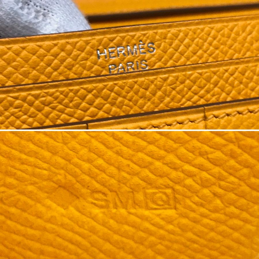 HERMES 【超美品】エルメス ベアンスフレ エプソン ムタード HERMES 【超美品】エルメス ベアンスフレ エプソン ムタード