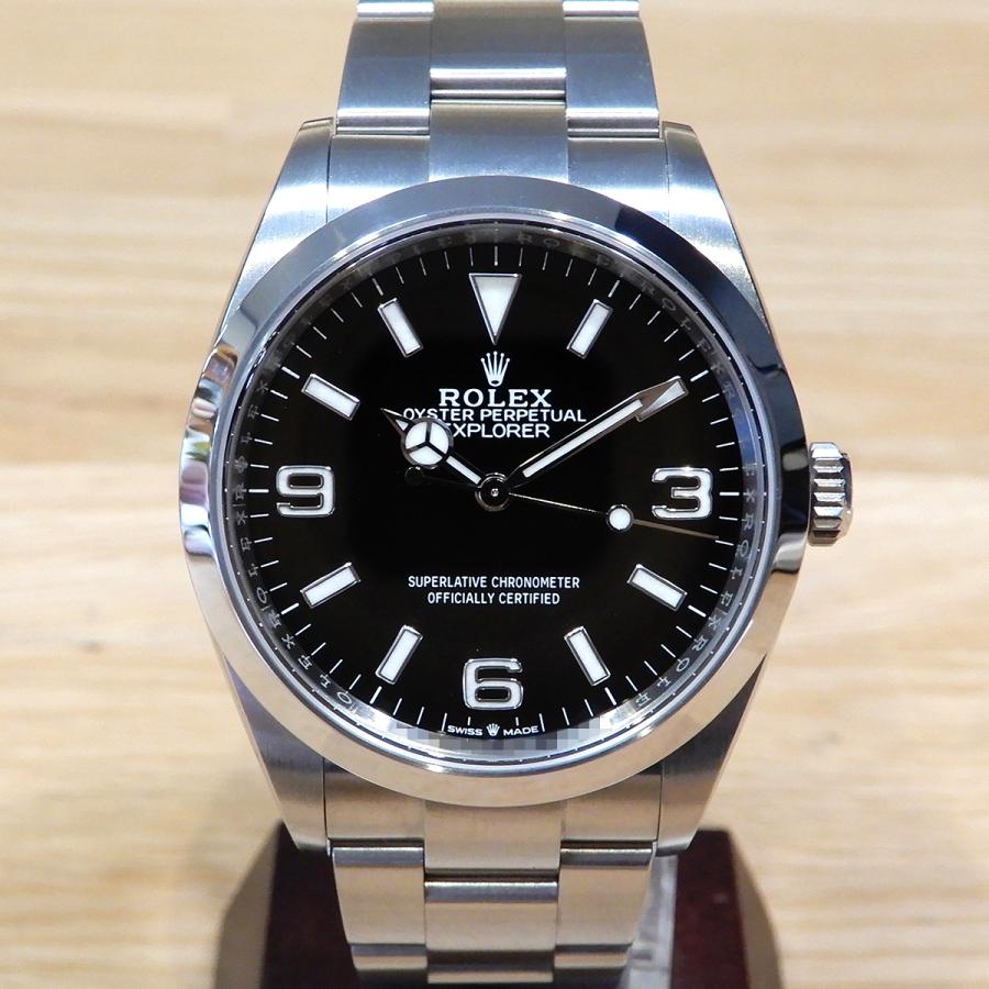 ROLEX 【新品同様】ロレックス エクスプローラ1 黒文字盤 124270 ROLEX 【新品同様】ロレックス エクスプローラ1 黒文字盤 124270