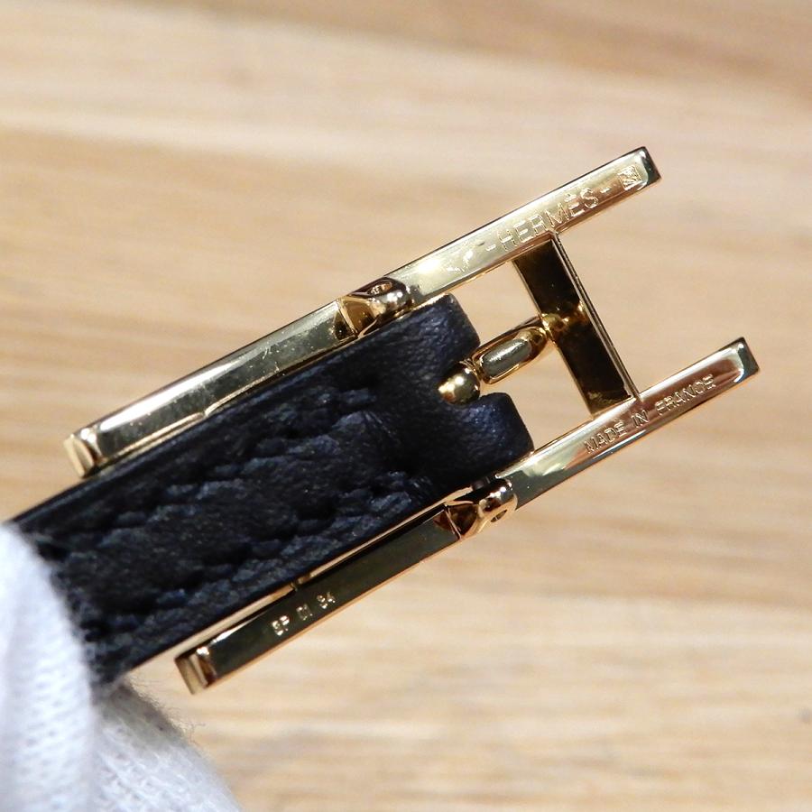 HERMES 【超美品】エルメス アピ3 ブラック 4重ブレスレット M HERMES 【超美品】エルメス アピ3 ブラック 4重ブレスレット M