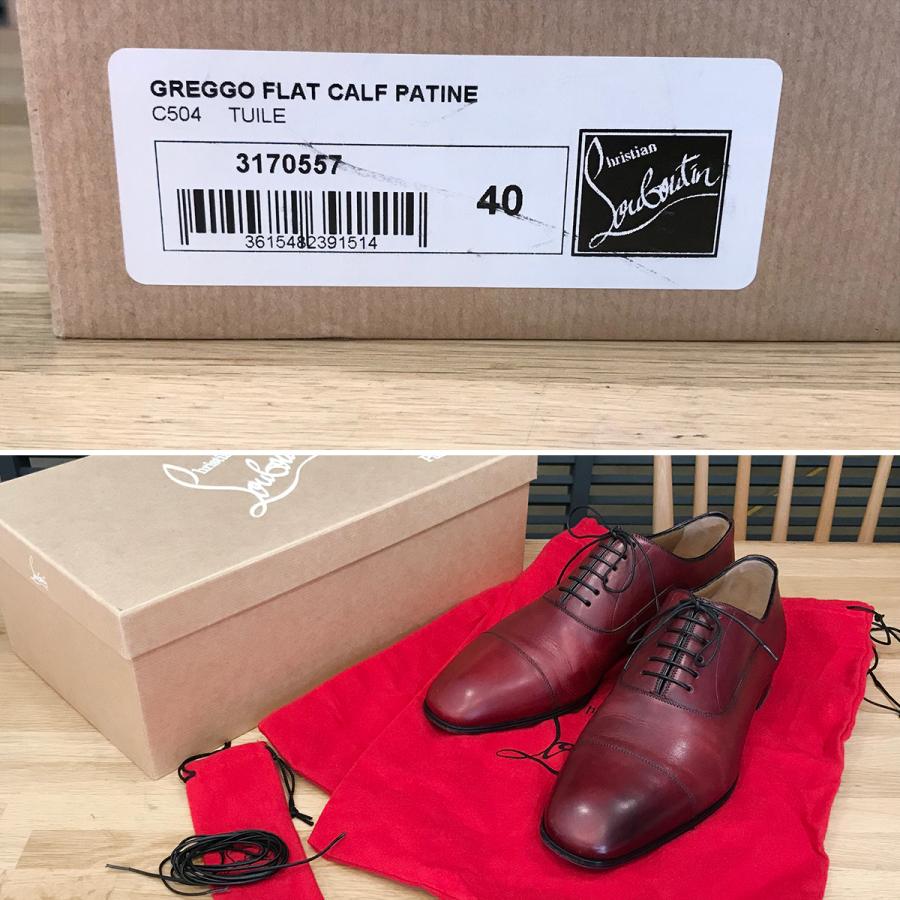 Christian Louboutin 【超美品】ルブタン グレゴ ドレスシューズ Christian Louboutin 【超美品】ルブタン グレゴ ドレスシューズ