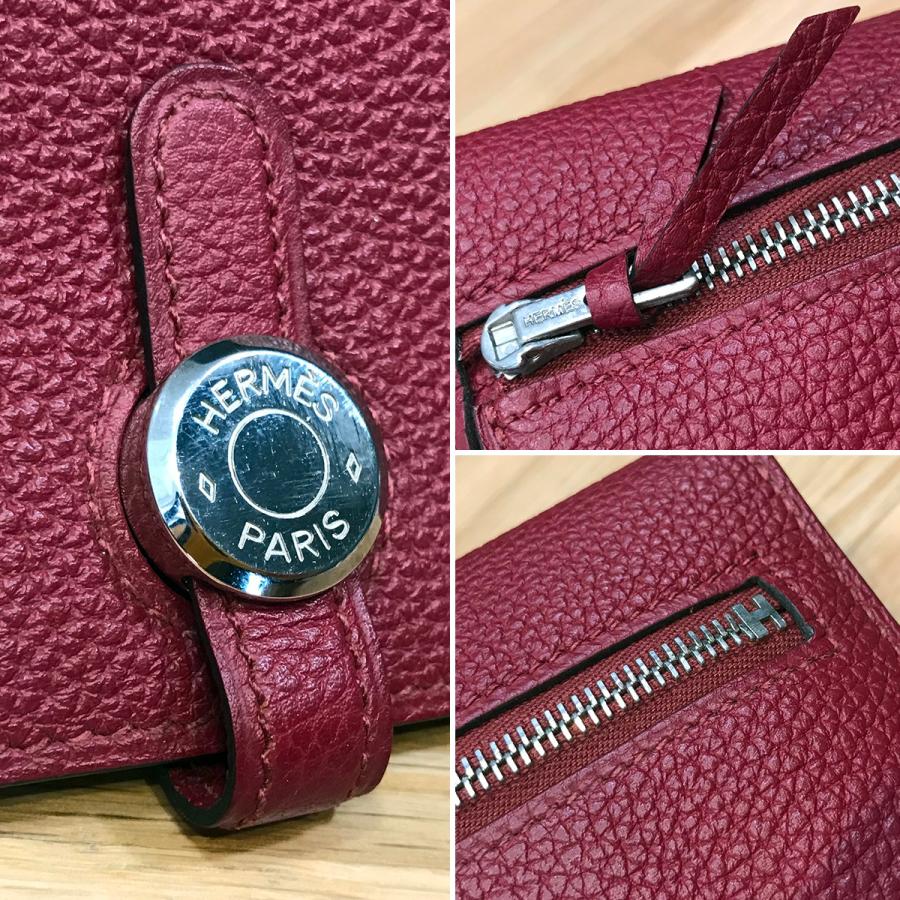 HERMES 【超美品】エルメス ドゴンロング トゴ ルージュグレナ HERMES 【超美品】エルメス ドゴンロング トゴ ルージュグレナ