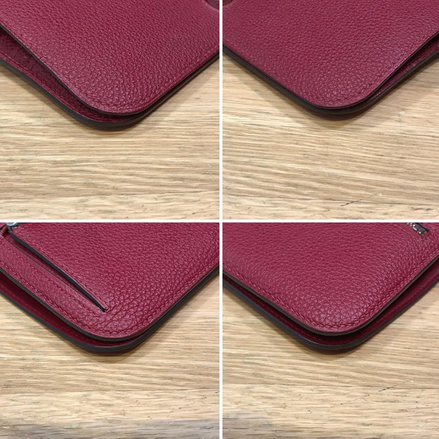 HERMES 【超美品】エルメス ドゴンロング トゴ ルージュグレナ HERMES 【超美品】エルメス ドゴンロング トゴ ルージュグレナ