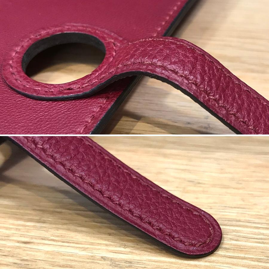 HERMES 【超美品】エルメス ドゴンロング トゴ ルージュグレナ HERMES 【超美品】エルメス ドゴンロング トゴ ルージュグレナ