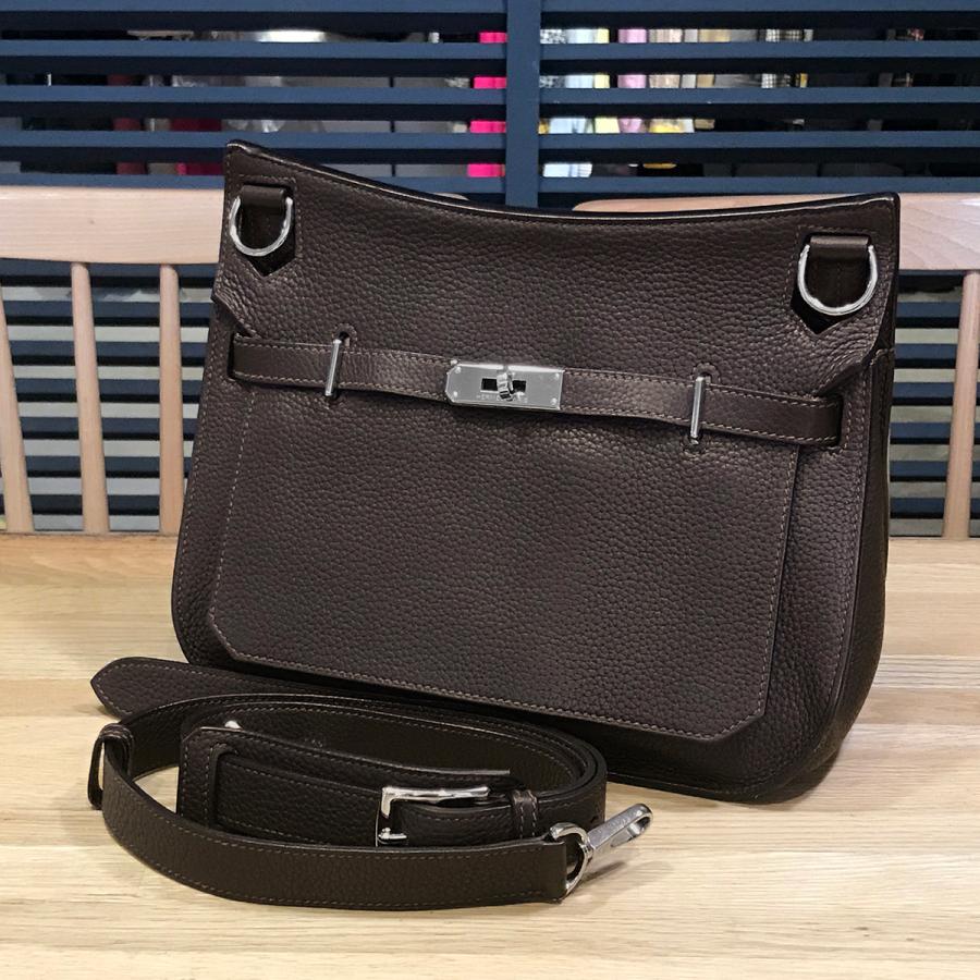 HERMES 【美品】エルメス ジプシエール28 トリヨンクレマンス エベンヌ  