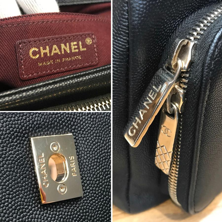 シャネル ジッパータンクトップ 黒 シャネルCHANEL ストレッチコットンリブタンクトップ 黒36 (K-125793)