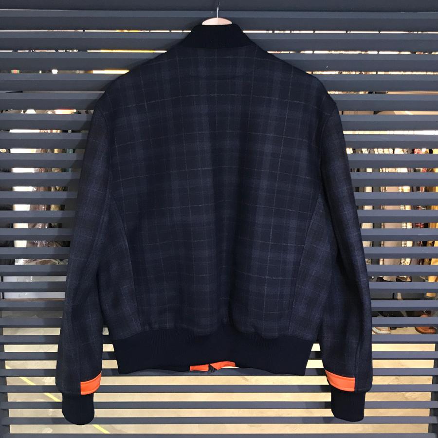 HERMES 【超美品】エルメス チェック柄 ブルゾン フライト HERMES 【超美品】エルメス チェック柄 ブルゾン フライト
