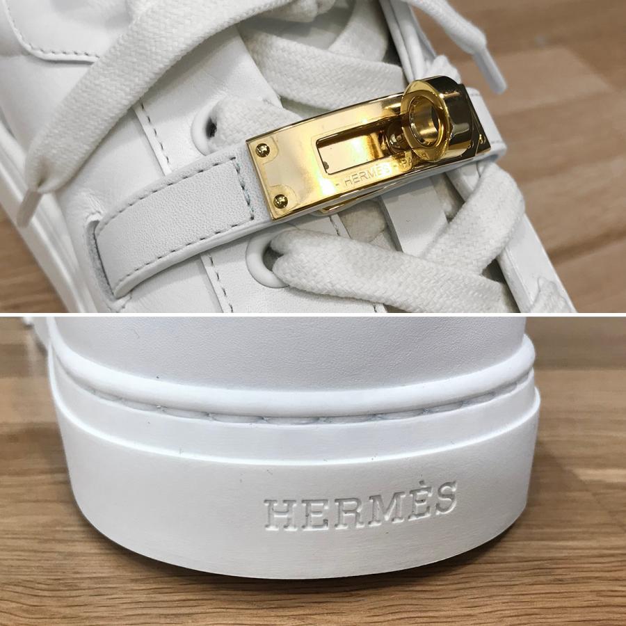 HERMES 【新品未使用】エルメス デイ スニーカー ケリー金具 HERMES 【新品未使用】エルメス デイ スニーカー ケリー金具