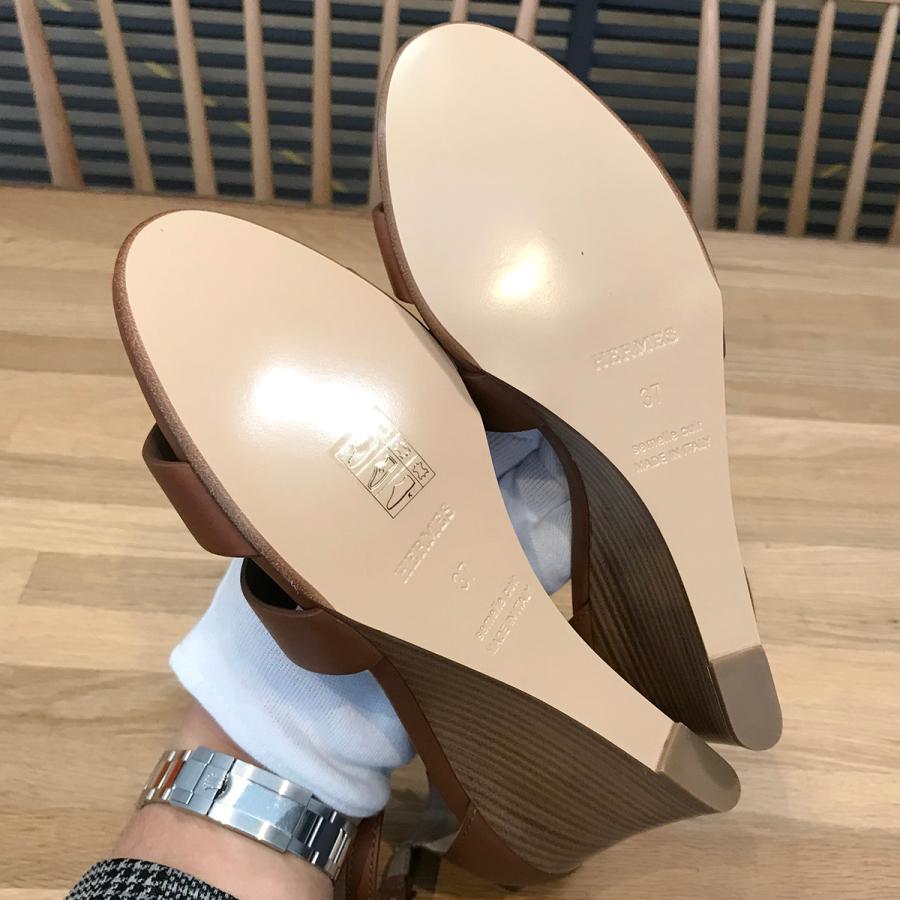 HERMES 【新品未使用】エルメス レジェンド ウェッジソール HERMES 【新品未使用】エルメス レジェンド ウェッジソール