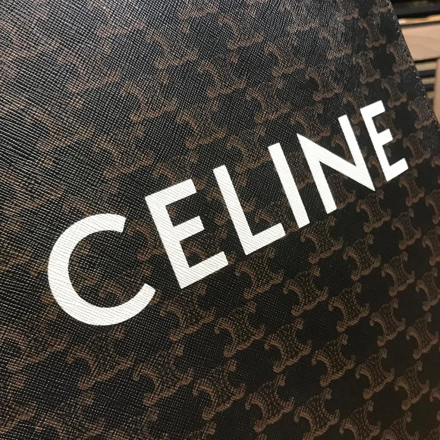 新品未使用】セリーヌ スモール バーティカルカバ トリオンフ タン  