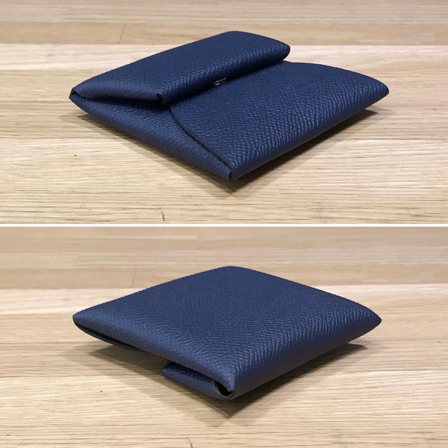 HERMES 【新品未使用】エルメス バスティア ヴェルソ ブルーサフィール 
