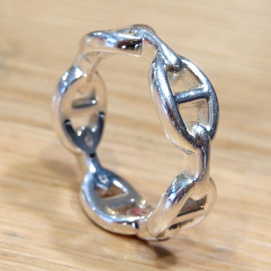 HERMES（エルメス） 【美品】エルメス シェーヌダンクル リング SV925