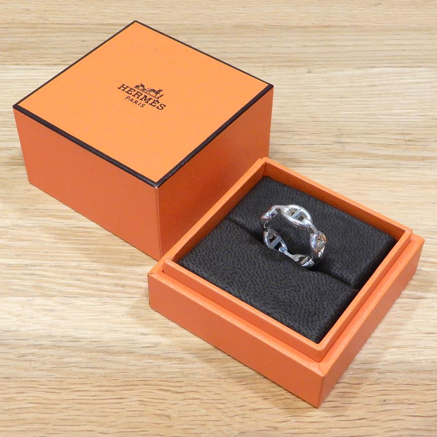 HERMES（エルメス） 【美品】エルメス シェーヌダンクル リング SV925