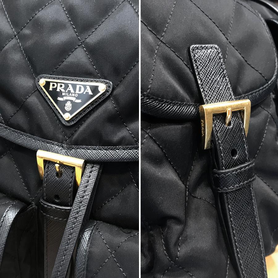 PRADA 【新品同様】プラダ キルティングナイロン リュックサック PRADA 【新品同様】プラダ キルティングナイロン リュックサック